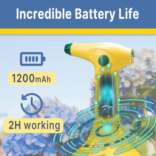 Electric 1L Plant Watering Spray Bottle with 360° Nozzle, Rechargeable Mister
