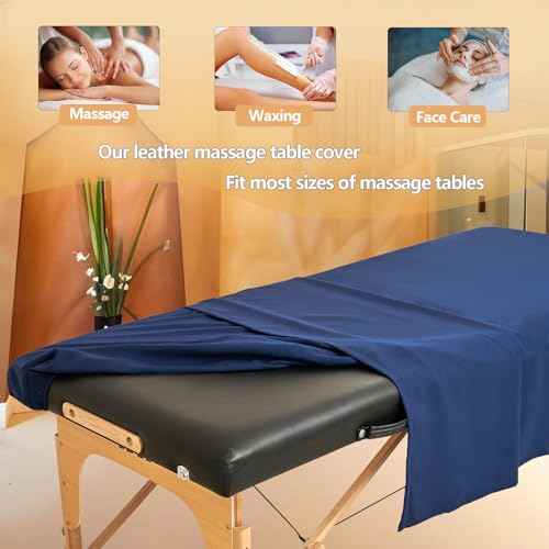 4 Sets Extra Thick Massage Table Sheets Sets Soft Premium Microfiber 3 Piece Set Massage Sheet Set for Salon Spa Bed Include Fitted Covers Flat Sheets Face Cradle Cover