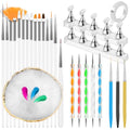 YOOVR 27-in-1 Nail Art Tools Kit with Magnetic Stand & Resin Palette