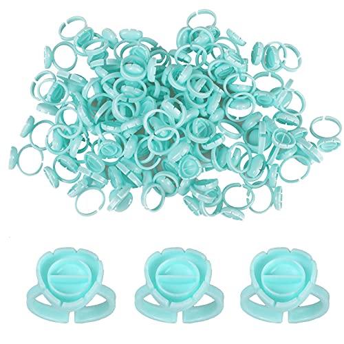200 Pcs Smart Glue Cups for Eyelash Extensions - Green