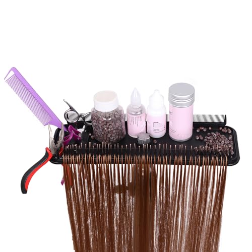 Hair Extension Holder Double-Sided Rack for Salon & Home