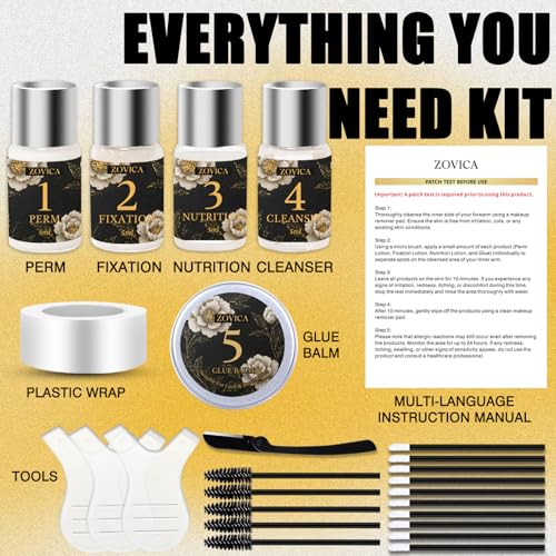 Brow Lamination Kit ? DIY Eyebrow Lamination Kit for Salon-Quality Results at Home, Instant Brow Lift for Fuller, Thicker, More Beautiful Brows, Easy to Use for Professionals & Beginners