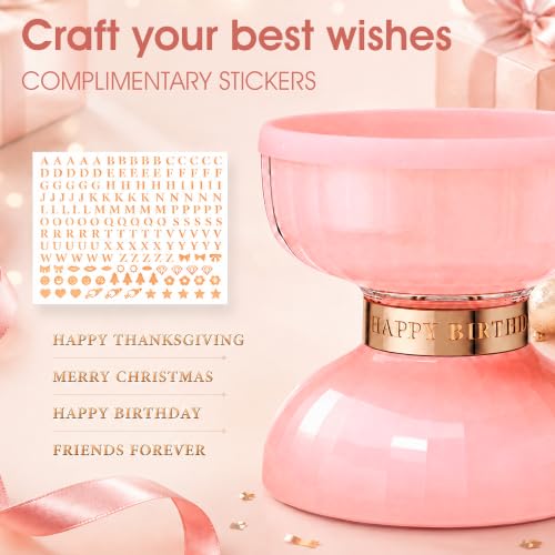 Rechargeable Electric Makeup Brush Cleaner with Night Light - Pink