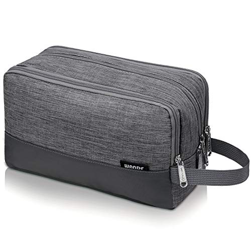 WANDF Compact Travel Dopp Kit for Men | Water-Resistant