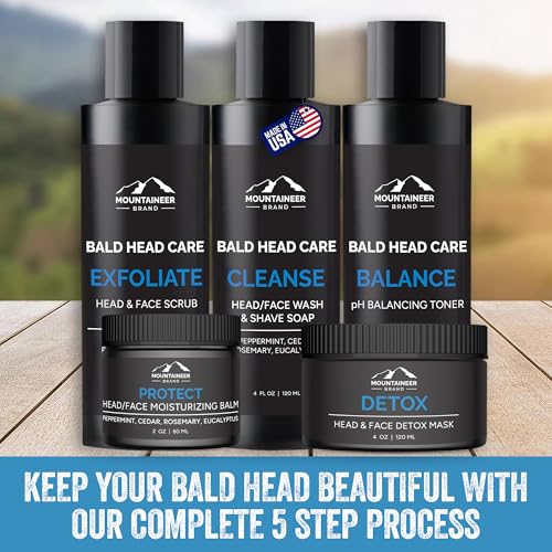 Mountaineer Brand Natural Head & Face Balm for Men, 2oz