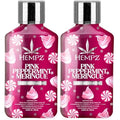 Hempz Pink Peppermint Meringue Body Moisturizer, Body Lotion, Fall Skin Care for Men & Women, Limited Edition (Pack of 2)
