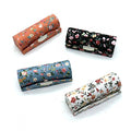 SenseYo Floral Lipstick Case Holder with Mirror & Storage
