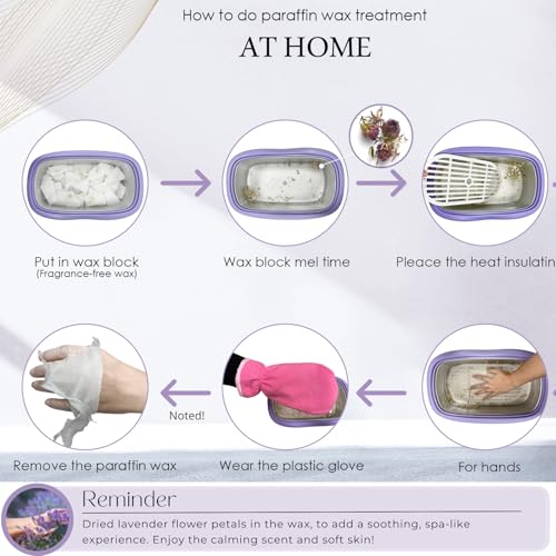 5000ml Paraffin Wax Machine Kit for Hands & Feet - 5L XL Bath, 213-Piece Set