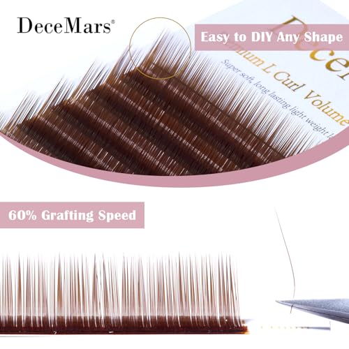 DeceMars LD Curl Eyelash Extensions 0.07mm Mixed Tray