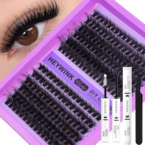 DIY Lash Clusters Kit - 60D+80D Volume Eyelash Extensions 10-18mm