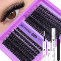 DIY Lash Clusters Kit - 60D+80D Volume Eyelash Extensions 10-18mm
