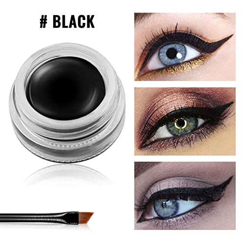 Erinde Waterproof Gel Eyeliner with Brush Set