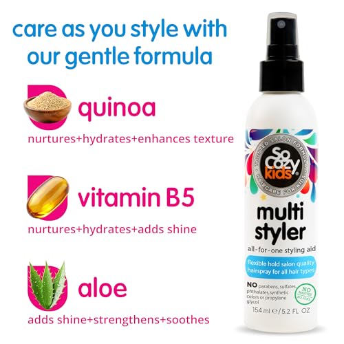 SoCozy Multi Styler Kids Hair Spray, 5.2 oz Gel Hold