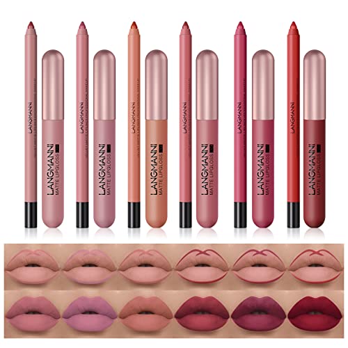 Lip Contour Kit - 6 Matte Liquid Lipsticks & 6 Liners