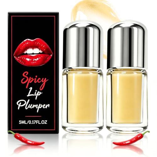 Spicy Lip Plumper Oil - Moisturizing Fuller Lips (2-Pack)