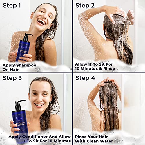 Baby Hair Hydrating Shampoo & Conditioner Set for All Hair Types - 33.8oz