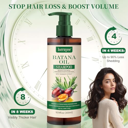 Batana Oil Hair Growth Shampoo for Thinning Hair Loss