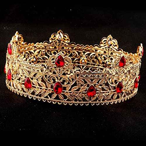 Men's Crowns Metal Adult Men Birthday Prom Homecoming Party Crown King Crown For Festival Wedding Baby Shower
