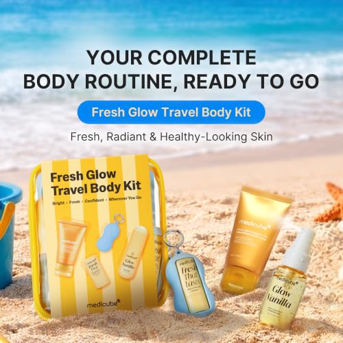 Medicube Fresh Glow Body Kit - Travel-Ready 3-Piece Set