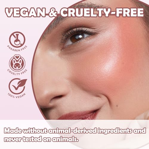 Buildable Blush Palette – Cream & Powder Trio, Vegan & Cruelty-Free
