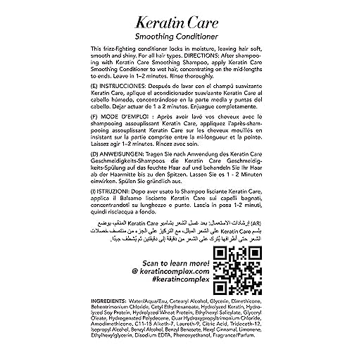 Keratin Complex Keratin Care Smoothing Conditioner