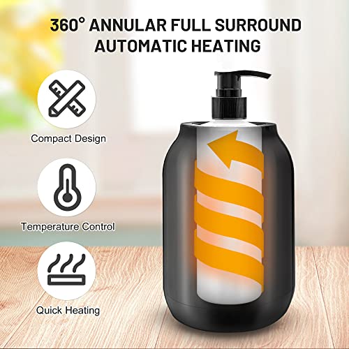 AOWOSA Massage Oil Warmer - Digital Heated Lotion Dispenser for Spa