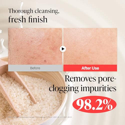About Me Rice Makgeolli Cleansing Foam - Low pH Fermented Rice Face Wash for Sensitive Skin, Galactomyces & Centella, Bran Water Base, Non-Stripping Foaming Cleanser, Fragrance Free, 4.06 fl oz