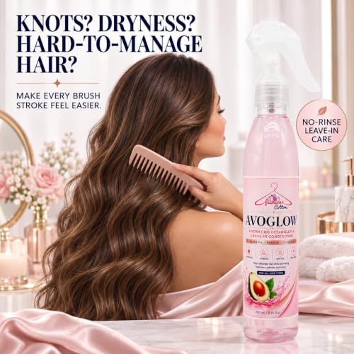 Avoglow Hair Detangler & Regrowth Spray with Collagen & Argan Oil - 250ml