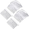 French Side Hair Combs 12 Pack - Plastic Hair Clips