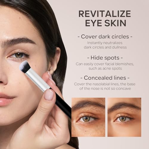 Under Eye Brightener & Corrector CC Concealer with Brush