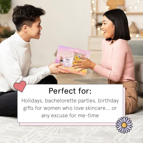 Grace & Stella Skincare Gift Set - Gold Eye Masks, HA Serum & Rose Spray