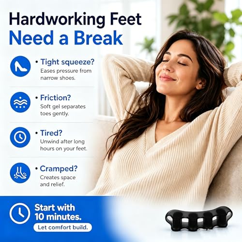 Silicone Toe Separators for Bunions & Alignment