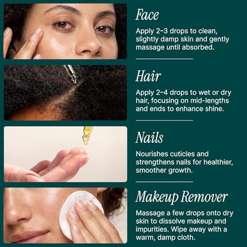 SOULSATION 100% Pure Jojoba Oil - 4oz Cold Pressed Moisturizer for Skin, Hair & Body
