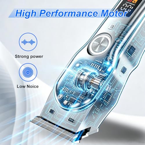 DONGYIN Mini Cordless Hair Clippers for Men with LED Display