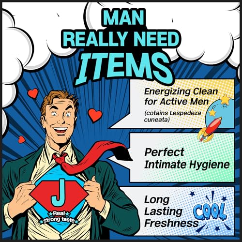 Joongsim Ulul 515 Mens Cleanser, Cooling Menthol Intimate Remove Odor Hygiene Foam Body Wash 5.07 fl. oz