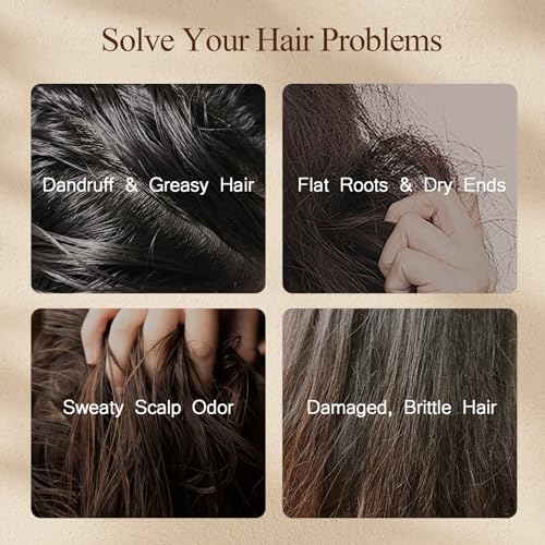 Dear Irean Anti Dandruff Shampoo & Conditioner Set with Argan Oil - Sulfate-Free Hair Care for Oily, Dry & Damaged Hair, 30.4 oz