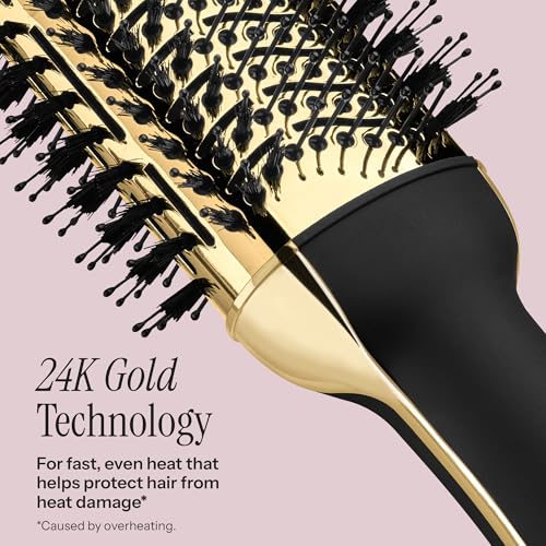 HOT TOOLS 24K Gold Blow Dryer Brush for Salon-Worthy Blowouts