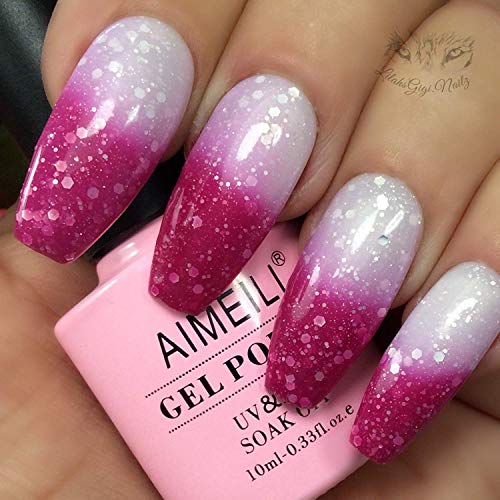 AIMEILI Temperature Color Changing Gel Nail Polish 10ml