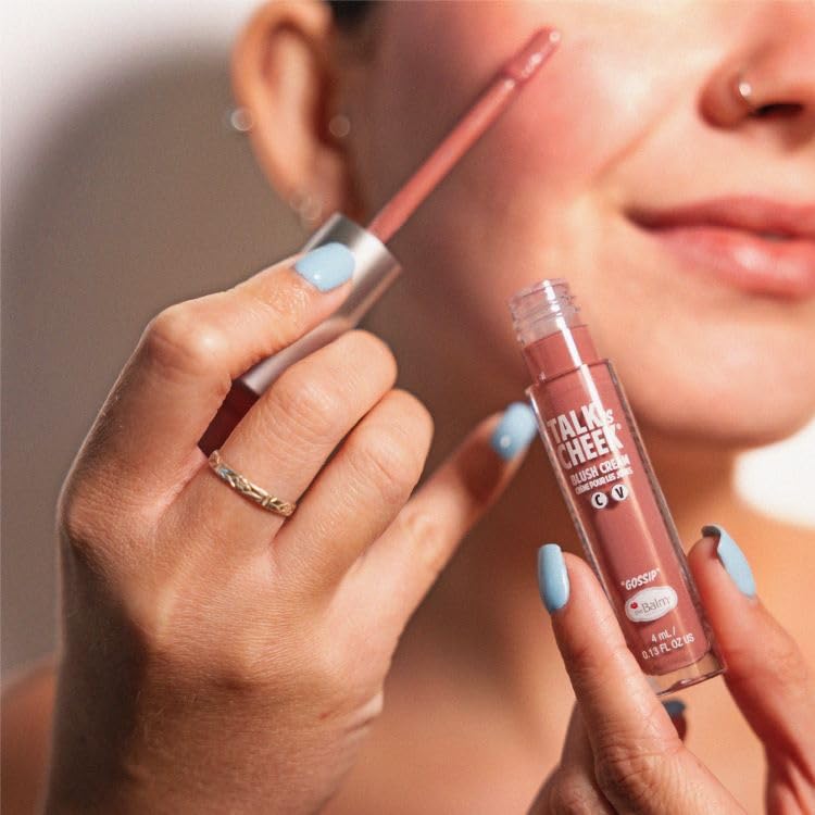 theBalm Talk is Cheek Blush Cream - Babble Shade