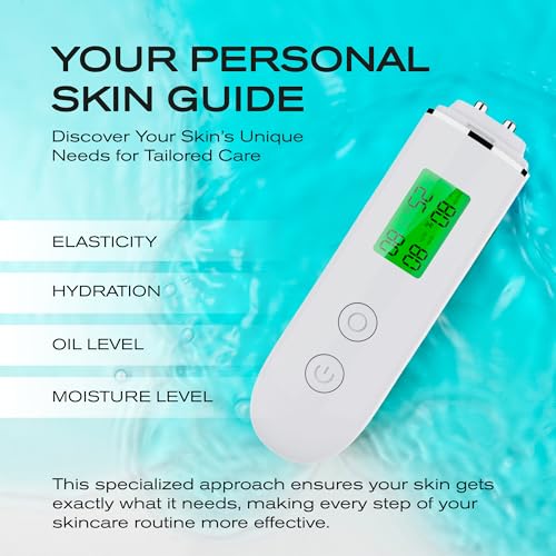 Digital Skin Moisture Analyzer - Portable Hydration Tester