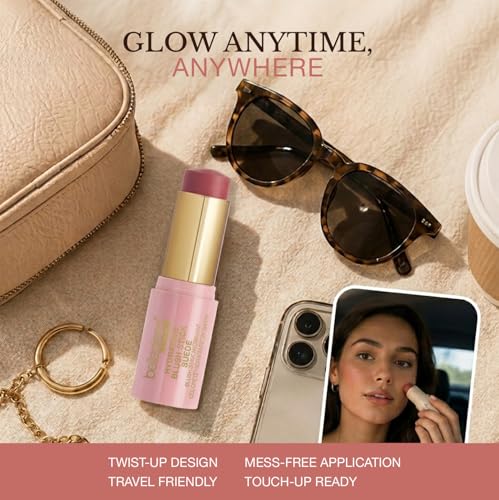 Bellapierre Hydrating Blush Stick – Cream-to-Powder Cheek Color