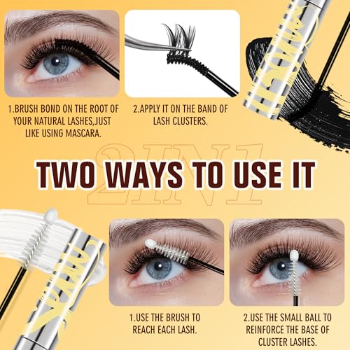 LANKIZ Sensitive Lash Cluster Glue - 72H Waterproof Hold