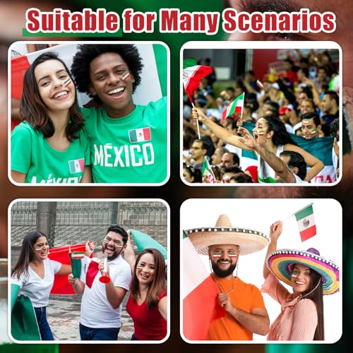 Maxcheck 3 Pcs Mexican Face Paint Sticks for Parties & Sports