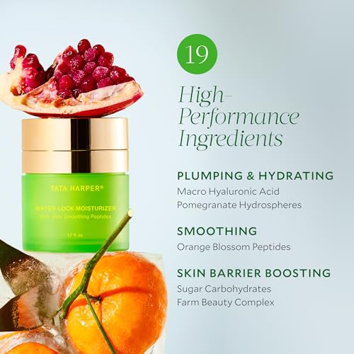 Tata Harper Water-Lock Moisturizer, Lightweight, Silicone-Free Hydrator, 100% Natural, Made Fresh in Vermont