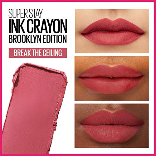 Maybelline Super Stay Ink Crayon Matte Lipstick, 8-Hour Wear