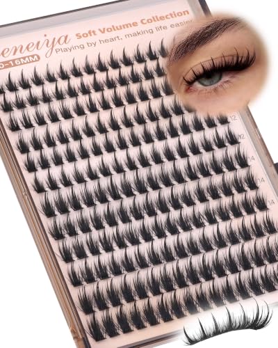 Geeneiya 5D Manga Lash Clusters D Curl 10-16mm