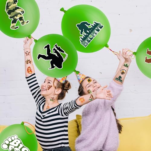 Bigfoot Party Favors Pack - 72 Pieces with Balloons & Tattoos