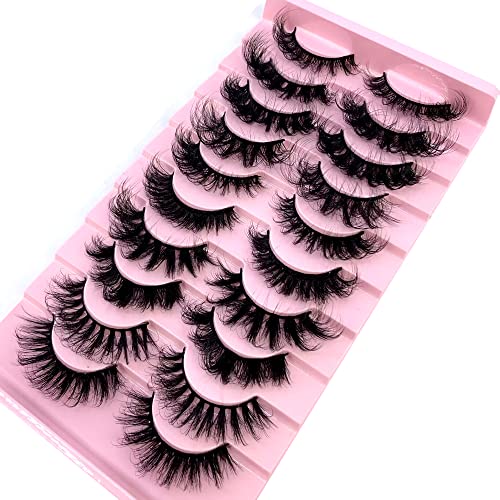 3D Mink Effect False Eyelashes - Fluffy Curl Lashes (MX-3)