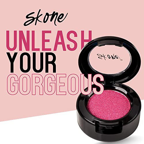 Skone Gems Single Eyeshadow - Highly Pigmented Pink Shimmer