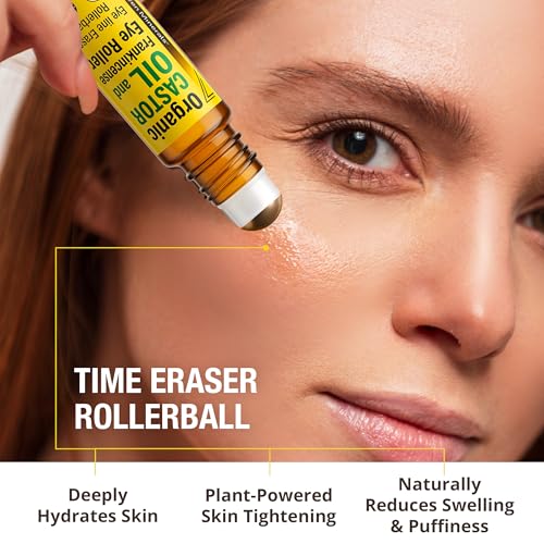 Castor Oil Roll On Eye Roller - Dark Circles & Wrinkles